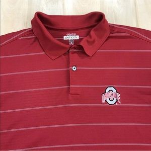 Antigua Ohio State Buckeyes Mens Polo Shirt